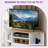 Drake Corner TV Stand with Power Outlet and Media Storage for TVs up to 55" For Living Room-910641129