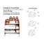 Britzy Manufactured Wood File Organiser