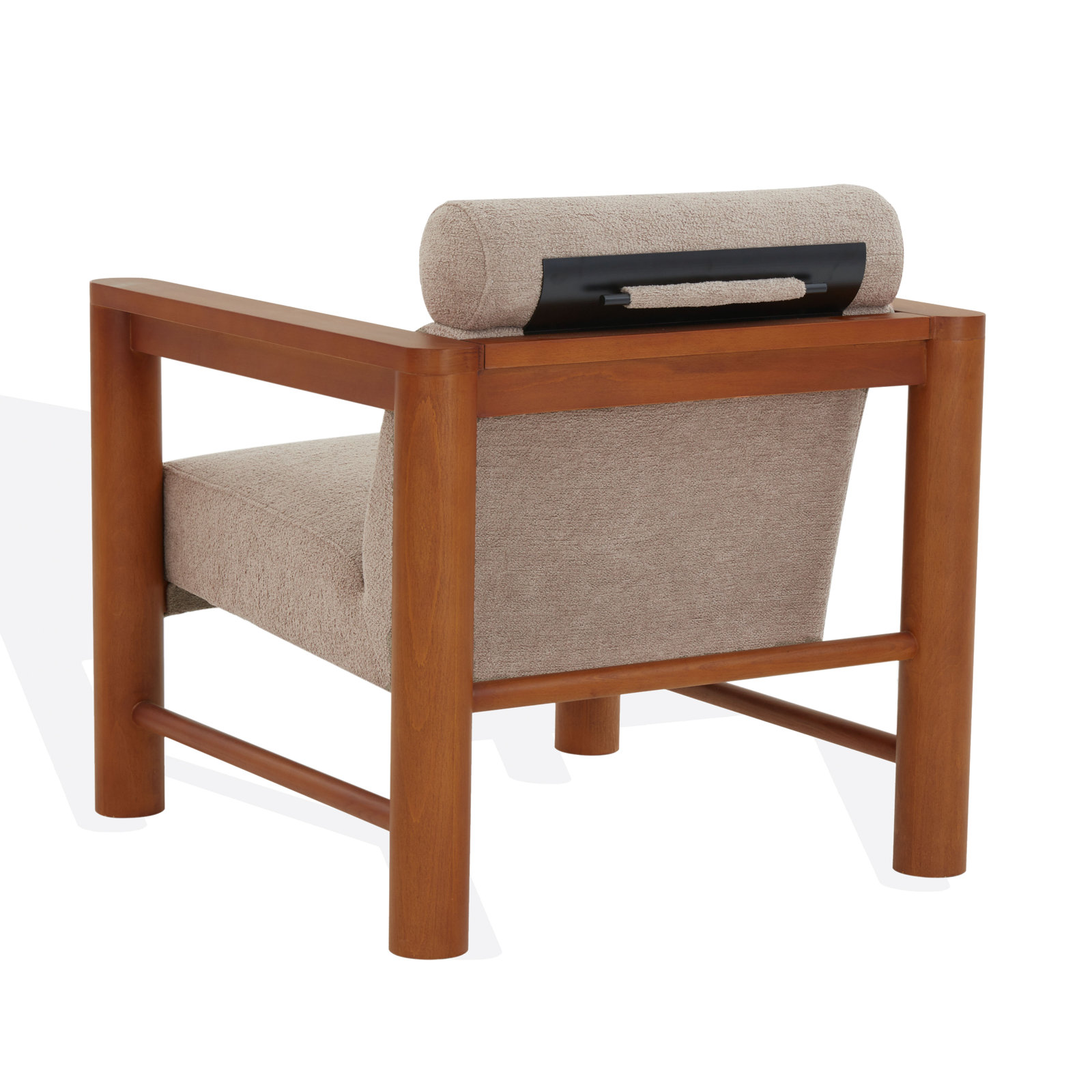 Oak Boucle Armchair