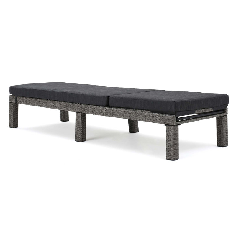 Puerta Kd Chaise Lounge, Black