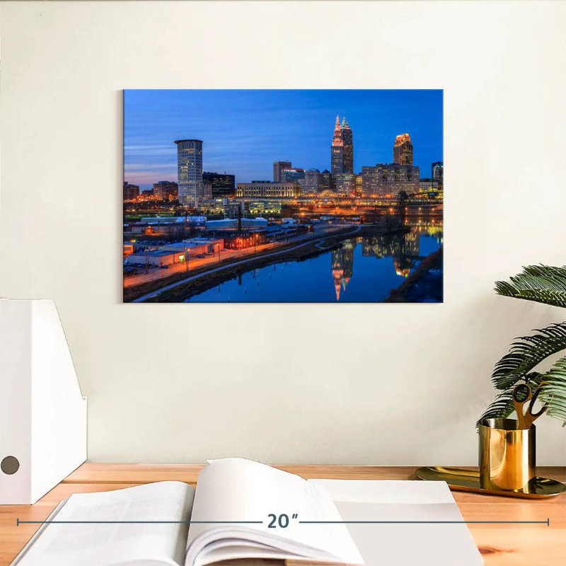 Nicci Cleveland Blue Hour, H 8 po x l 12 po