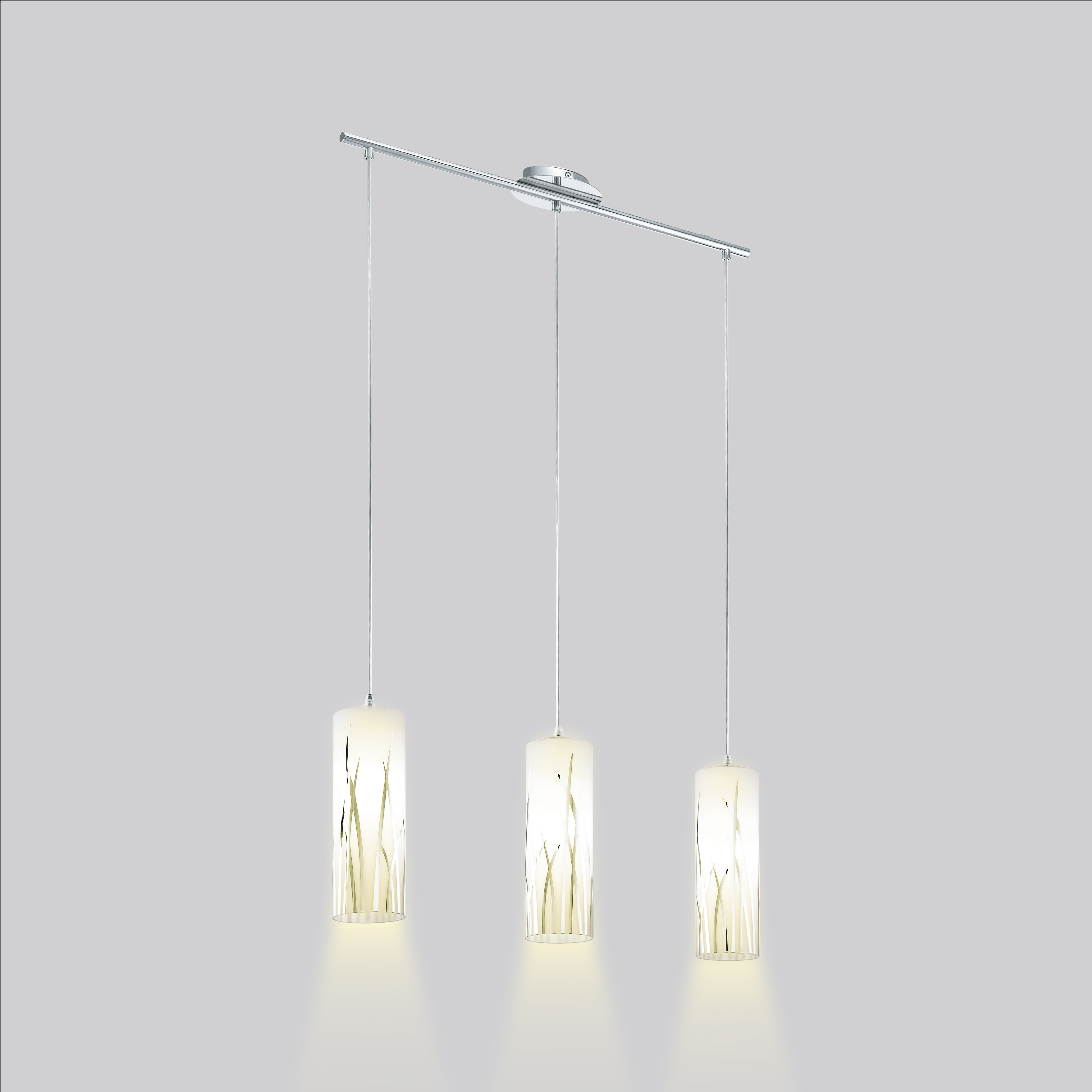 Beachcrest Home Mishti 3 Light Chrome Kitchen Island Pendant