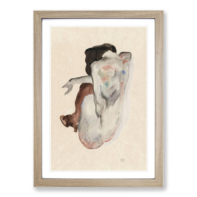 Portrait of a Woman Vol.8 by Egon Schiele - Picture Frame Painting on MDF