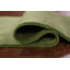 Tapis de couloir indien fait à la main de style Gabbeh vert 2 x 5