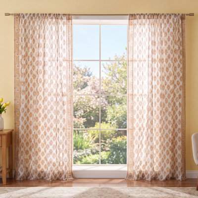 Trento Sheer Cotton Blend Curtain