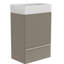 Armoire de salle de bain autoportante moderne avec lavabo en céramique Cashmere-426331051