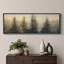 Art de pin vert, peintures murales effet de coups de pinceau, impression numérique sur toile giclée sur toile-111653634-111653636