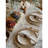 Amalfi Stripe - 100% Pure Linen Dinner Napkins-126303162