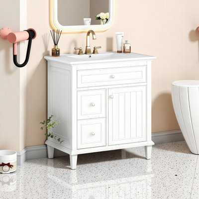 Meuble-lavabo avec lavabo et rangement intelligent ORVICA