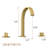 Casainc Widespread 2-handle Bathroom Faucet-105904201