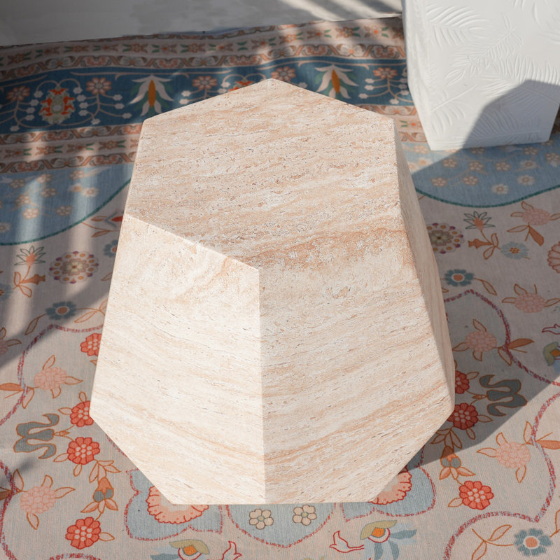 Table d'appoint en oxyde de magnésium