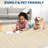 2x6 Washable Runner Rug – Beige Solid Color Hallway, Kitchen, Low Pile, Non-Slip, Soft Foldable Mat for Bedside, Laundry-600050172