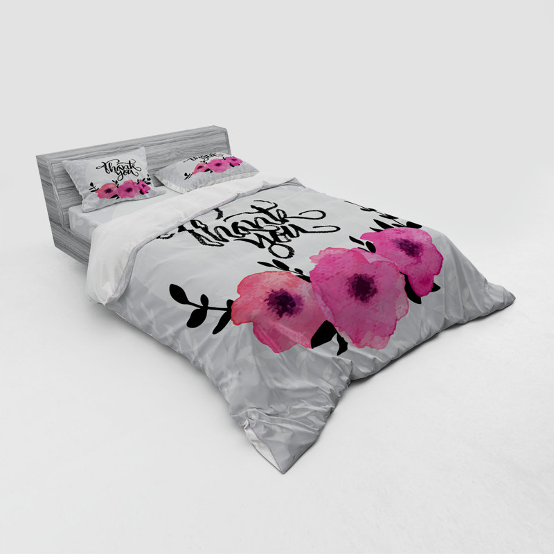 Farmhouse / Country Polyester Duvet Cover, Queen Duvet Cover + 3 Additional Pieces