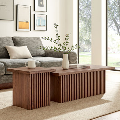Ensemble de 2 tables basses gigognes Render