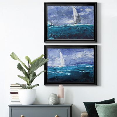 Sail Ho I - ensemble de 2 reproductions de cadres photo