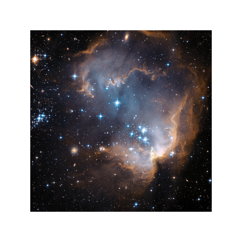 Newly Formed Stars, N90, NGC 602 - Wrapped Canvas Print, 93.98 cm H x 93.98 cm W x 3.175 cm D