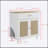 Stylish Wooden Cat Litter Box Enclosure with Scratch Pad and Storage, Ideal for Home and Office