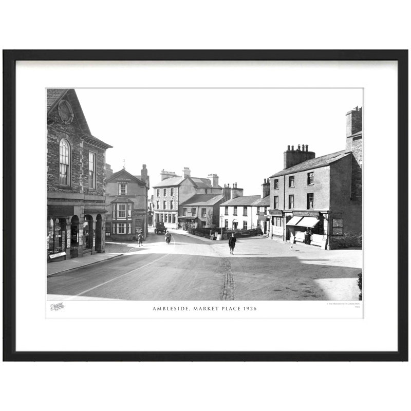 Ambleside, Market Place 1926 by Francis Frith - Single Picture Frame Print, 40cm H x 50cm W