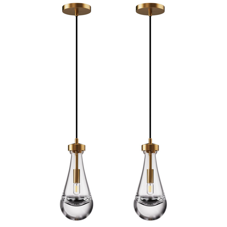 Pleasant Plains 2 - Light Luxury Raindrop Pendant