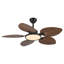 Ventilateur de plafond 52 pouces à feuilles de palmier tropical avec lumières et télécommande