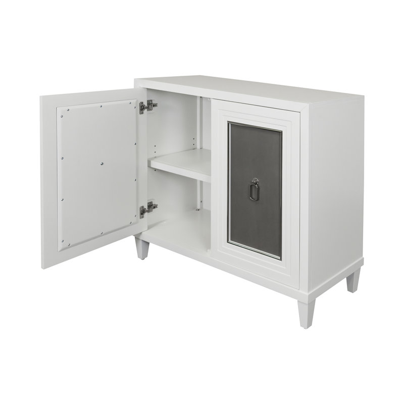 43'' Console Table, White