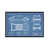 Toile avec cadre argent