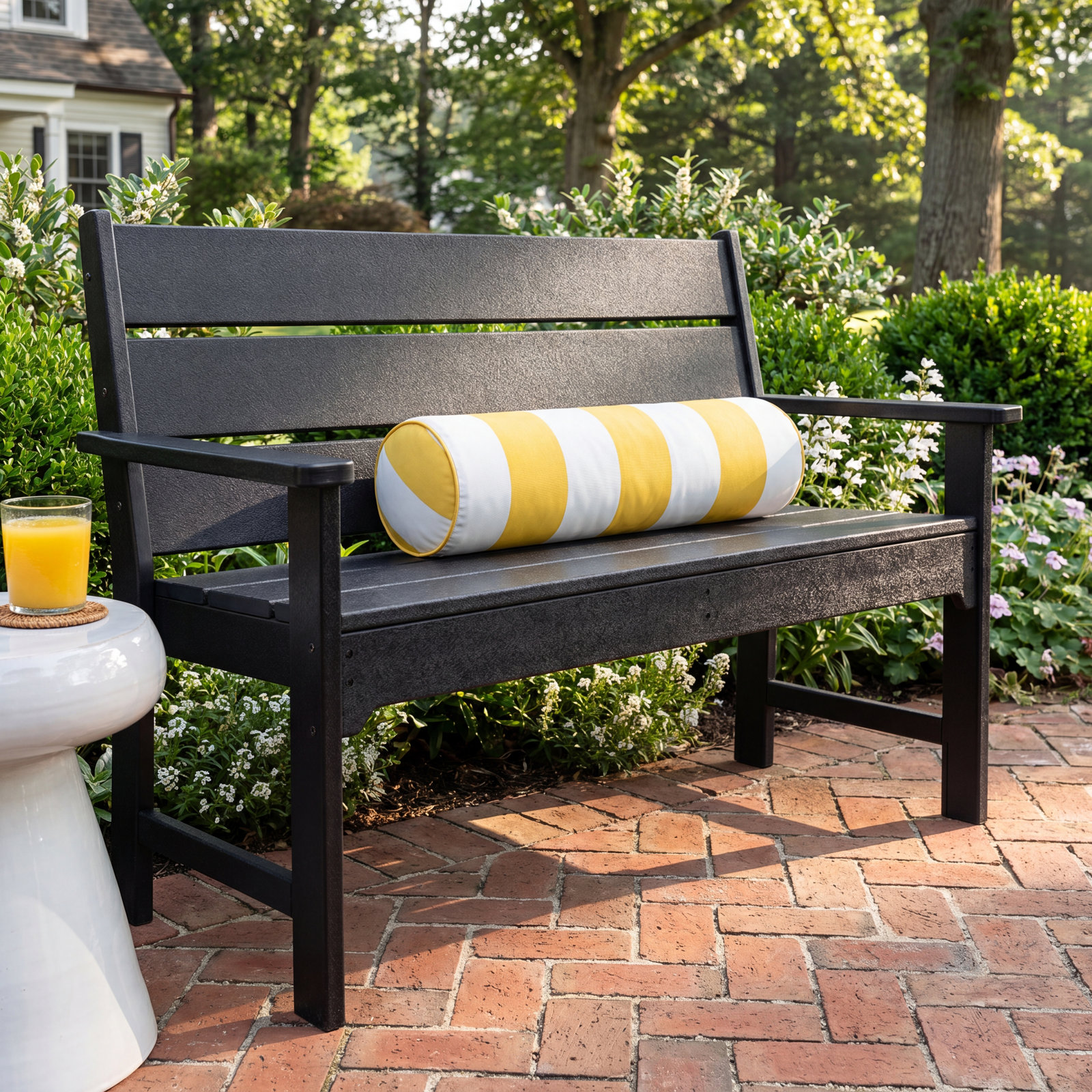 Lakeside 48" Bench, Black