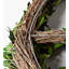 Preserved Green Leaf Peace Sign Wreath, 16" Dia.