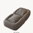 Upholstered Foldable Lazy Sofa Bed (Grey)-645626824