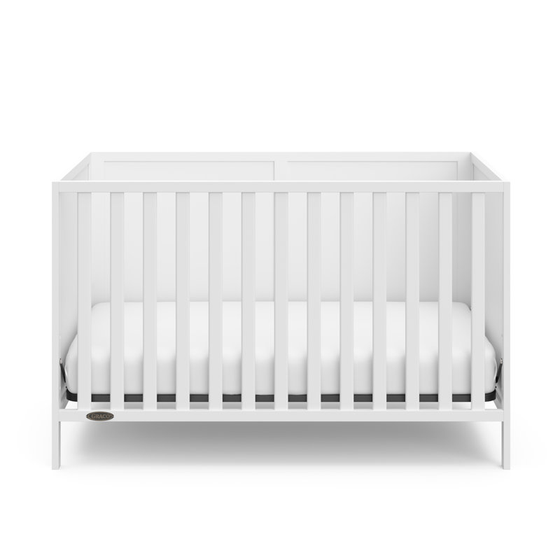 Theo 3-In-1 Convertible Crib With Drawer, White, Crib