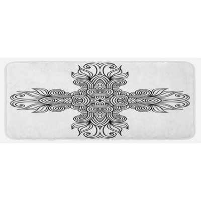 Traditional Polyester Kitchen Mat