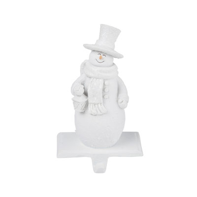 Snowman Lantern Stocking Holder