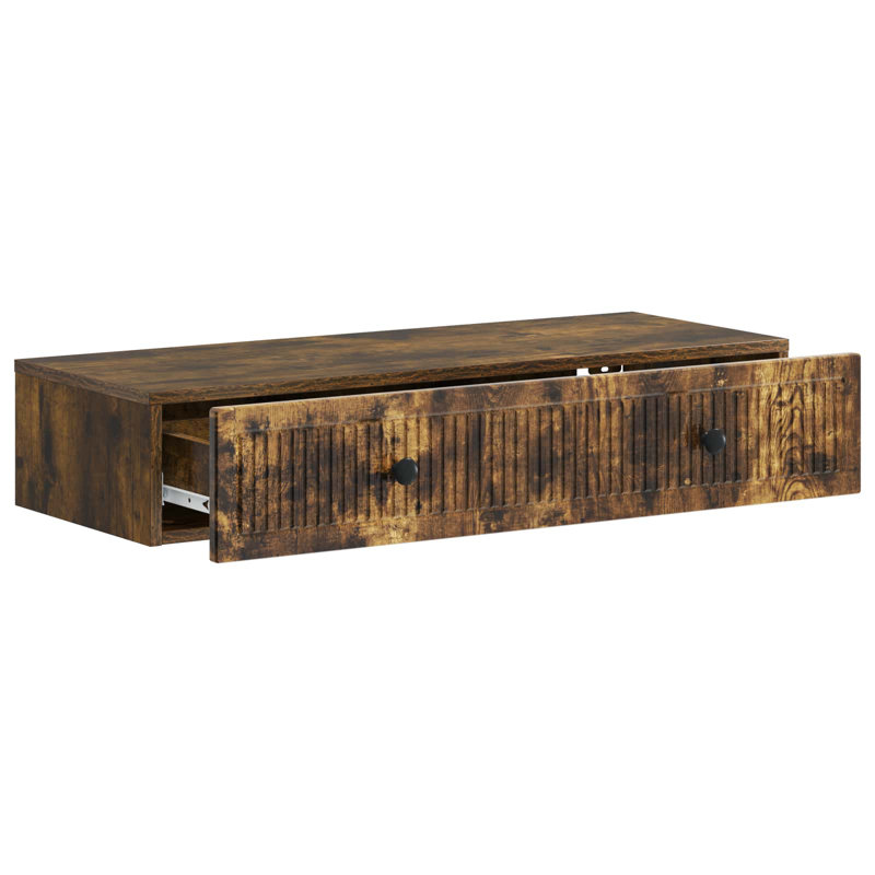 End Table, Smoked Oak
