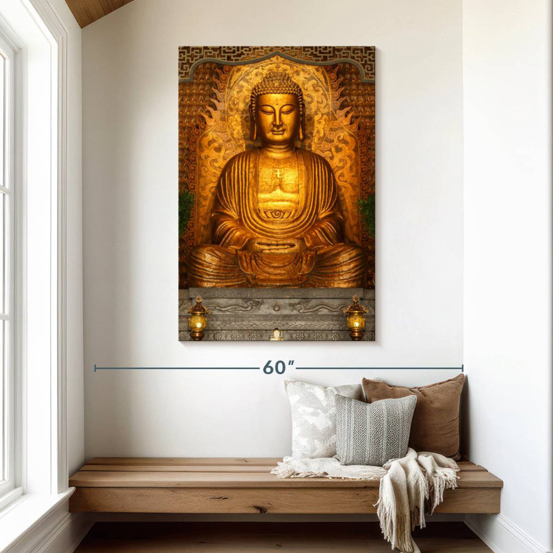 Statue de Bouddha doré