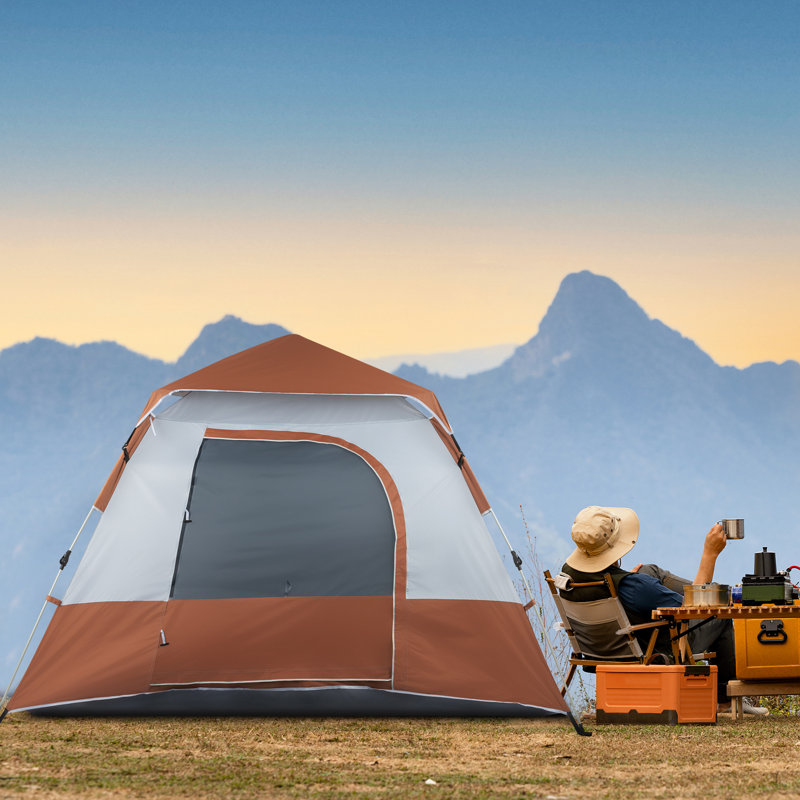 Tente de camping familiale pour 4 personnes