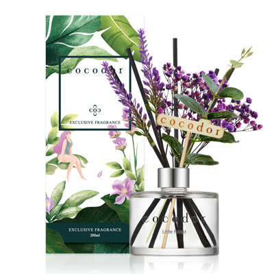 Diffuseur de lavande Cocodor 200 ml (6,7 oz) / fleur / petite forêt [ensemble de 15]