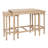3-Piece Wood Nesting Tables Finish