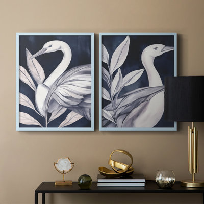 ANIMALS Series IV - reproduction encadrée de qualité supérieure - prête à être accrochée - aucun clou requis - aucun clou requis