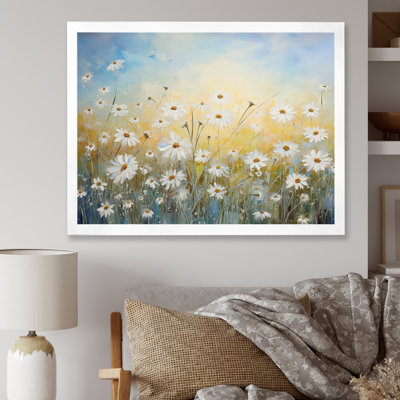 " Daisy Dreamscape Flowers Field III "