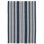 Irving Stripe Navy Handwoven Cotton Rug