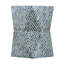 Tabouret d'appoint moderne géométrique bleu avec incrustation de Capiz, table d'appoint hexagonale pour le salon, la chambre à coucher ou le vestibule