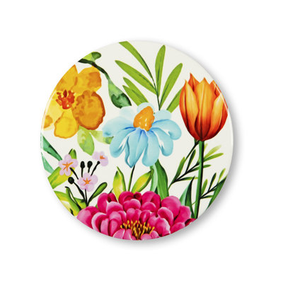 Blooming Round 1 Piece Trivet