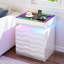 50cm W Manufactured Wood Bedside Table-123039155