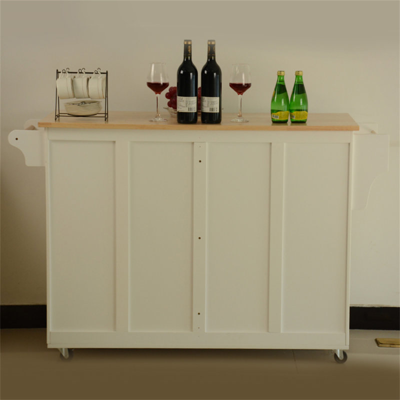 Kitchen Island & Kitchen Cart(No Include Stool)