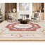 Hand-Knotted High-Quality Red and Green Area Rug