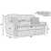 Huling 90'' Upholstered Reclining Sofa