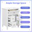 Unique 24" Bathroom Vanity With Ceramic Top-65205042-65205044