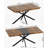 55.11" -70.86"Retro Rectangular Stretch Dining Table-549648027