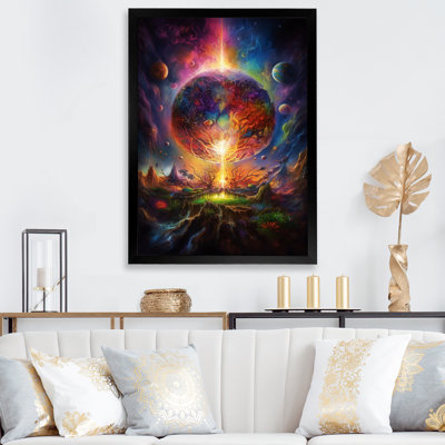 Aura of the Rainbow Planet Print Aura of the Rainbow Planet Print