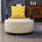 High-end solid wood swivel chair